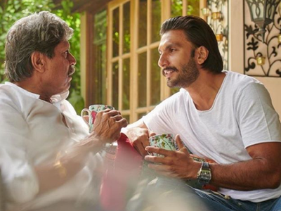 Ranveer Singh wishes cricket legend Kapil Dev with '83 pictures