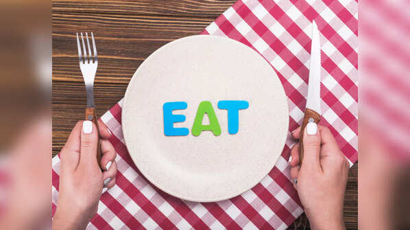 No talking while eating