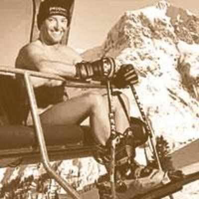 Ski instructors brave cold for naked calendar