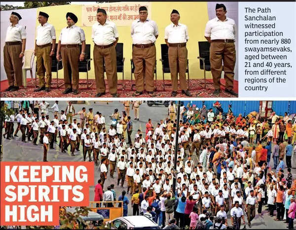 Discipline On Display: RSS Conducts Path Sanchalan