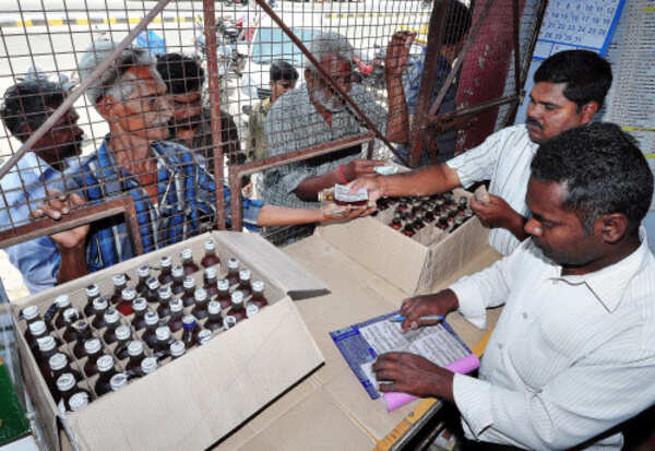 Liquor shops register dip in business, customers fume