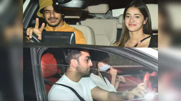 ​Ishaan-Ananya to Ranbir-Alia: Bollywood stars who turned taxi drivers for their partners