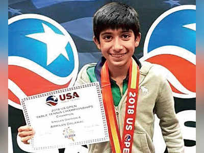 Mumbai boy Armaan Dalamal wins TT tournament in US