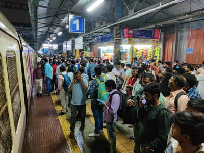 Maharashtra News Updates: Harbour line local train services effect due to rain
