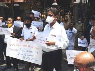 Hyderabad: Lawyers with over 10 years service demand financial aid from government