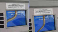 Terrifying! Snake crawls into touch screen at gas station 