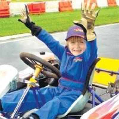 4-year-old wins race car driving contract