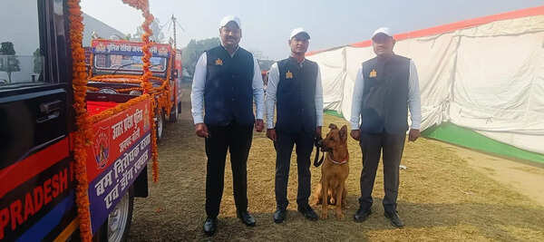 ‘Inspector Pheng’, the canine cop who helped nab serial killer gets teary farewell in Bareilly