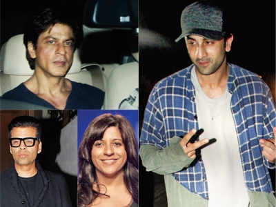 Shah Rukh Khan, Ranbir Kapoor, Karan Johar party with Zoya Akhtar