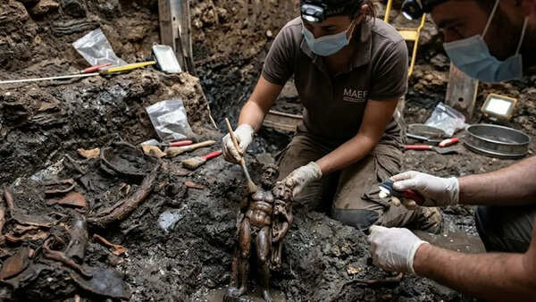 Rare 2,000-year-old wooden statue of Hercules unearthed in Ibiza