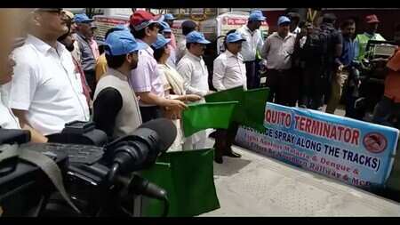 Anti-Mosquito Train: &lsquo;Mosquito Terminator&rsquo; flagged off from New Delhi Railway Station
