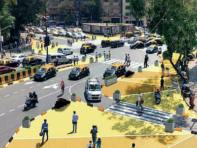 Times Square makeover for CSMT intersection