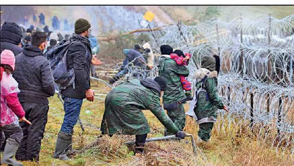 Belarusians took us to EU border, gave tools to cut through fences: Migrants