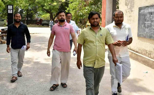 Asst prof recruitment exam held in six cities; minor fire reported at a Lucknow centre