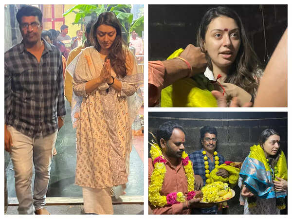 Hansika’s special darshan at Kalikambal Temple