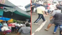 On cam: Hundreds of CPI(M) and IUML workers clash in fish market, 20 people injured 