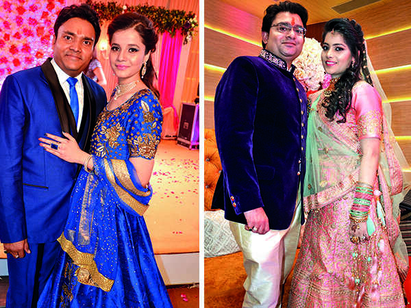 A grand engagement ceremony in Kanpur