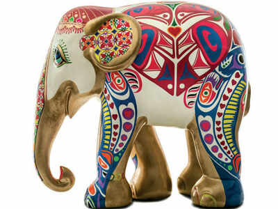 Here comes the elephant parade