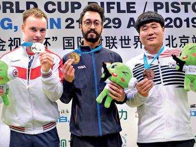 Abhishek Verma seals India’s 2nd Olympic berth in 10m Air Pistol with a gold medal