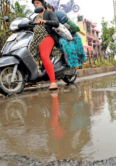 Potholes haven’t gone but Palike’s engineers have returned already
