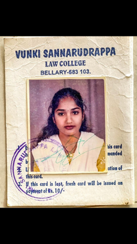 Madhavi Latha college <i class="tbold">id card</i>