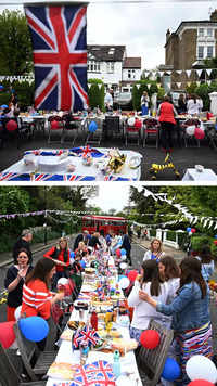 Picnics and street parties across the UK