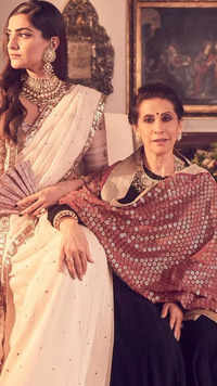 Sonam K Ahuja and Sunita Kapoor
