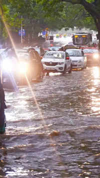 Rain disrupts normal life adding to traffic woes of the city