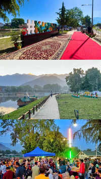 Kashmir welcomes you! Spectacular <i class="tbold">jhelum</i>-Rajbagh Riverfront opens for public