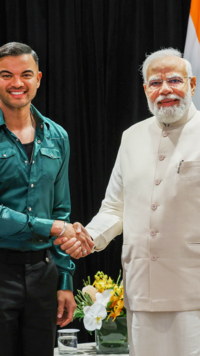 ​PM Modi meets Australian singer Guy Sebastian​