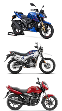 Top 10 best-selling 150-200cc bikes in India 2023: TVS Apache to Honda Unicorn