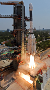 ​GSLV-F12 lifts off from <i class="tbold">Satish Dhawan Space Centre</i>​