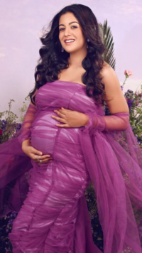 Ishita Dutta flaunts her baby bump as she poses for her maternity