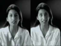 When she starred in a sanitary napkin ad