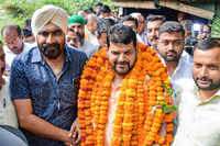 Two FIRs registered against BJP MP <i class="tbold">brij bhushan sharan singh</i>
