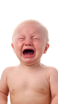 ​Do not lose your cool when dealing with a crying baby​
