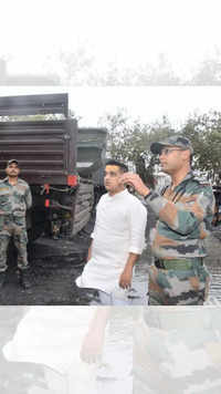 ​Gujarat minister Harsh Sanghvi inspects damages