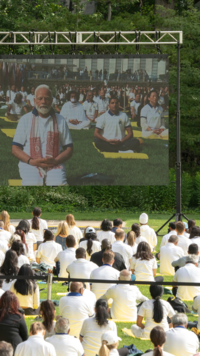 International Yoga Day celebrated at iconic locations across the world