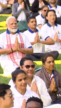 PM Modi urges people to use the power of Yoga for a sustainable future