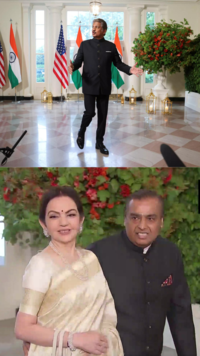 Indian <i class="tbold">business tycoon</i>s at State dinner