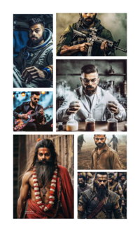 From being an Indian yogi to a viking warrior - AI reimagines different avatars of Virat Kohli