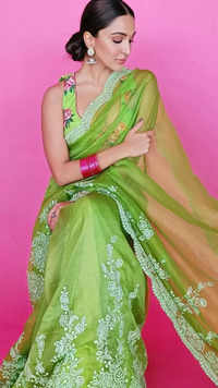 Deepthi Sunaina blends beauty and simplicity in a green cotton