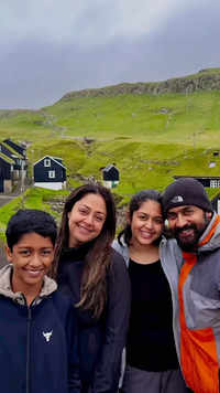 Suriya and Jyotika's vacation in Faroe Islands & Copenhagen