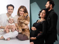 TV couples who welcomed their <i class="tbold">first child</i> after several years of marriage