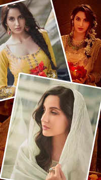 Nora Fatehi approved hairstyles that are apt for a <i class="tbold">monsoon wedding</i>