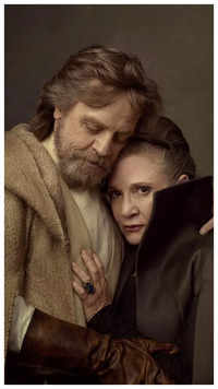 Mark Hamill and<i class="tbold"> carrie fisher</i>
