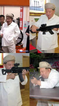 <i class="tbold">north korean</i> leader Kim tours weapons factories
