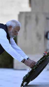 The first visit to the country by an Indian prime minister in <i class="tbold">40 years</i>