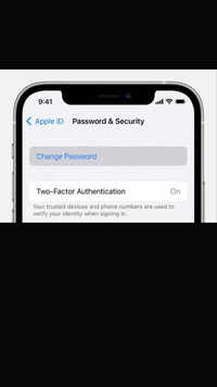 Change your Apple ID password