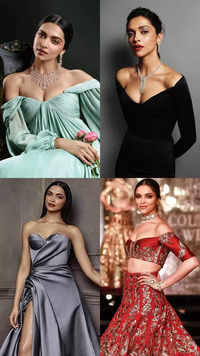 Deepika Padukone's Off-Shoulder <i class="tbold">couture</i>